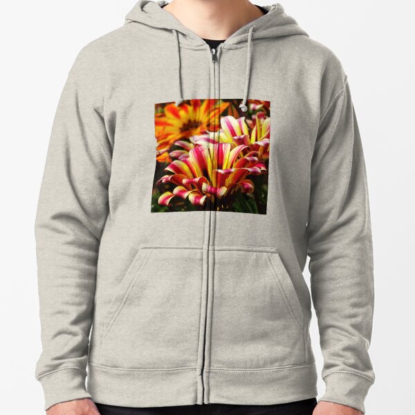 Gazania Zipped Hoodie