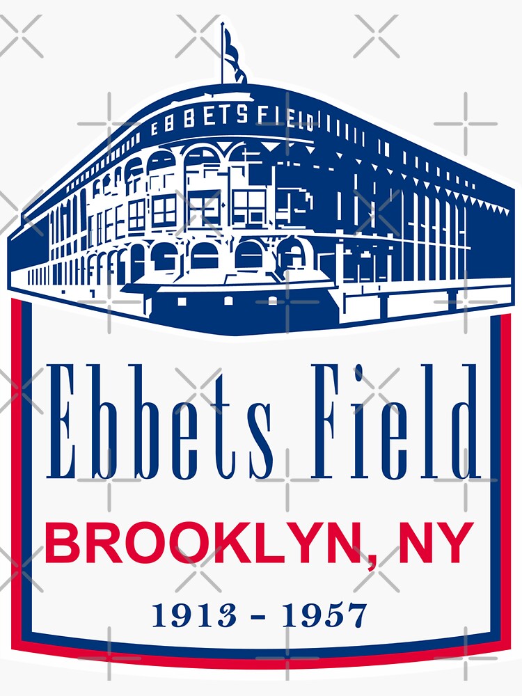 "Ebbets Field" Sticker for Sale by JayJaxon Redbubble