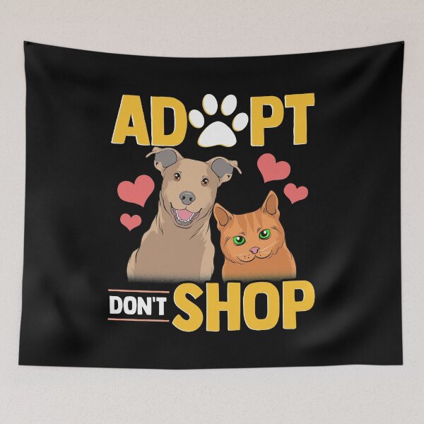 Item preview, Adopte No compre perros y gatos designed and sold by perfectpresents.