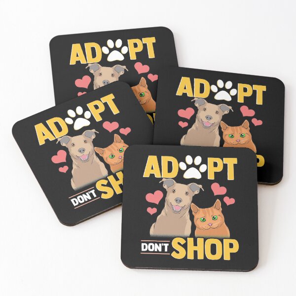 Item preview, Adopt Don't Shop Cat & Dog designed and sold by perfectpresents.