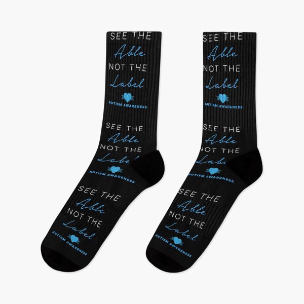 Item preview, See the able not the label design Autism Down Syndrome designed and sold by farhanhafeez.