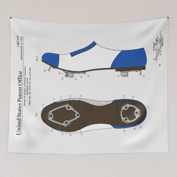 Item preview, Baseball Cleat Patent designed and sold by FinlayMcNevin.