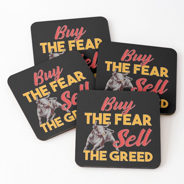 Item preview, Buy The Fear, Sell The Greed Trading & Investing designed and sold by perfectpresents.
