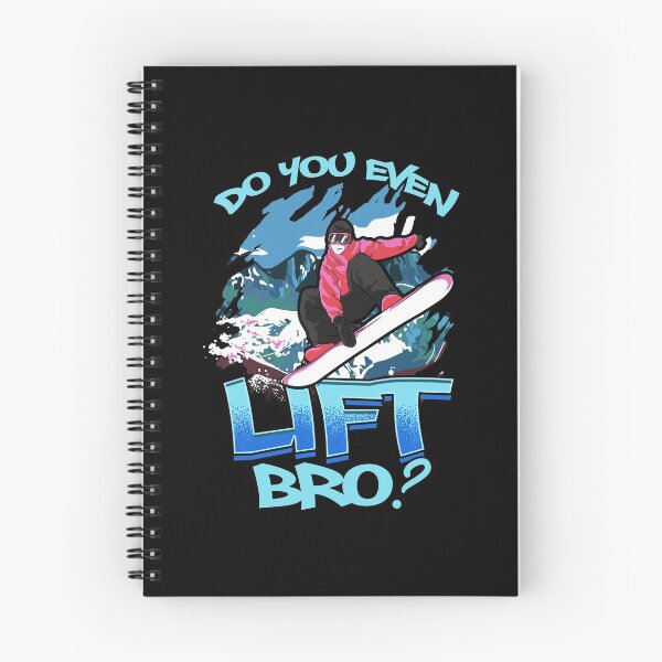 Item preview, Do You Even Lift Bro Ski/Snowboard Ski Lift Pun designed and sold by perfectpresents.