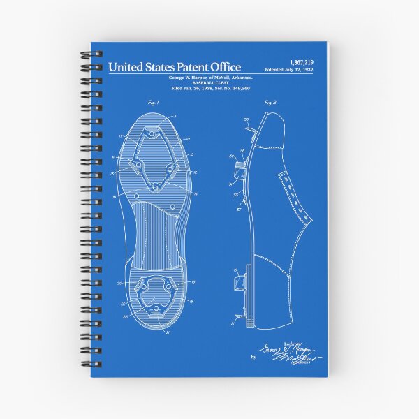 Item preview, Baseball Cleat Patent - Blueprint designed and sold by FinlayMcNevin.