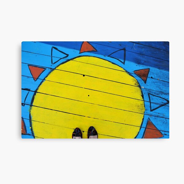 Sun Graffiti Canvas Print