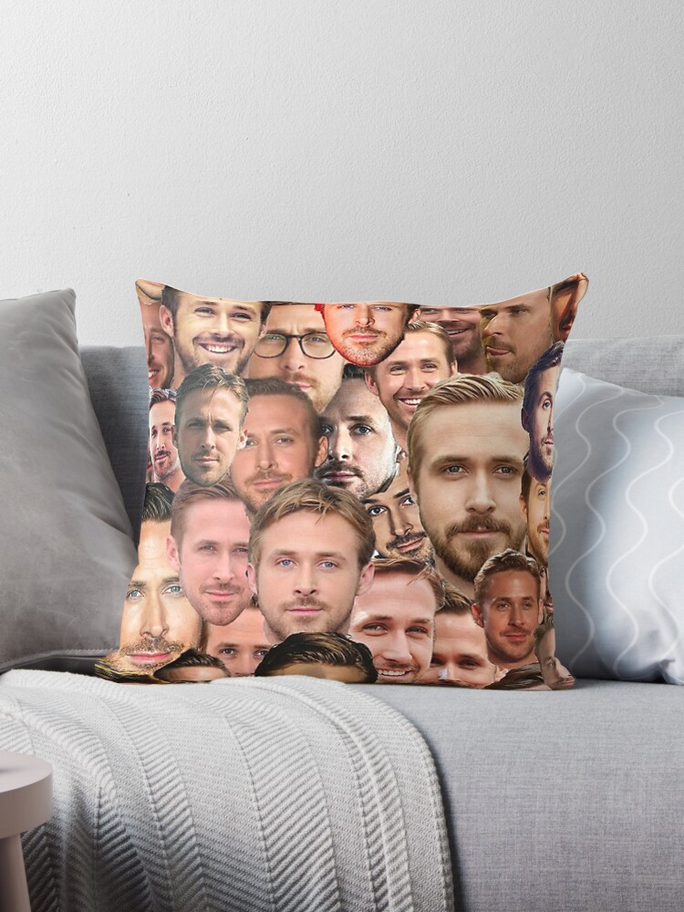 RYAN GOSLING  Throw Pillow for Sale by William A Macias