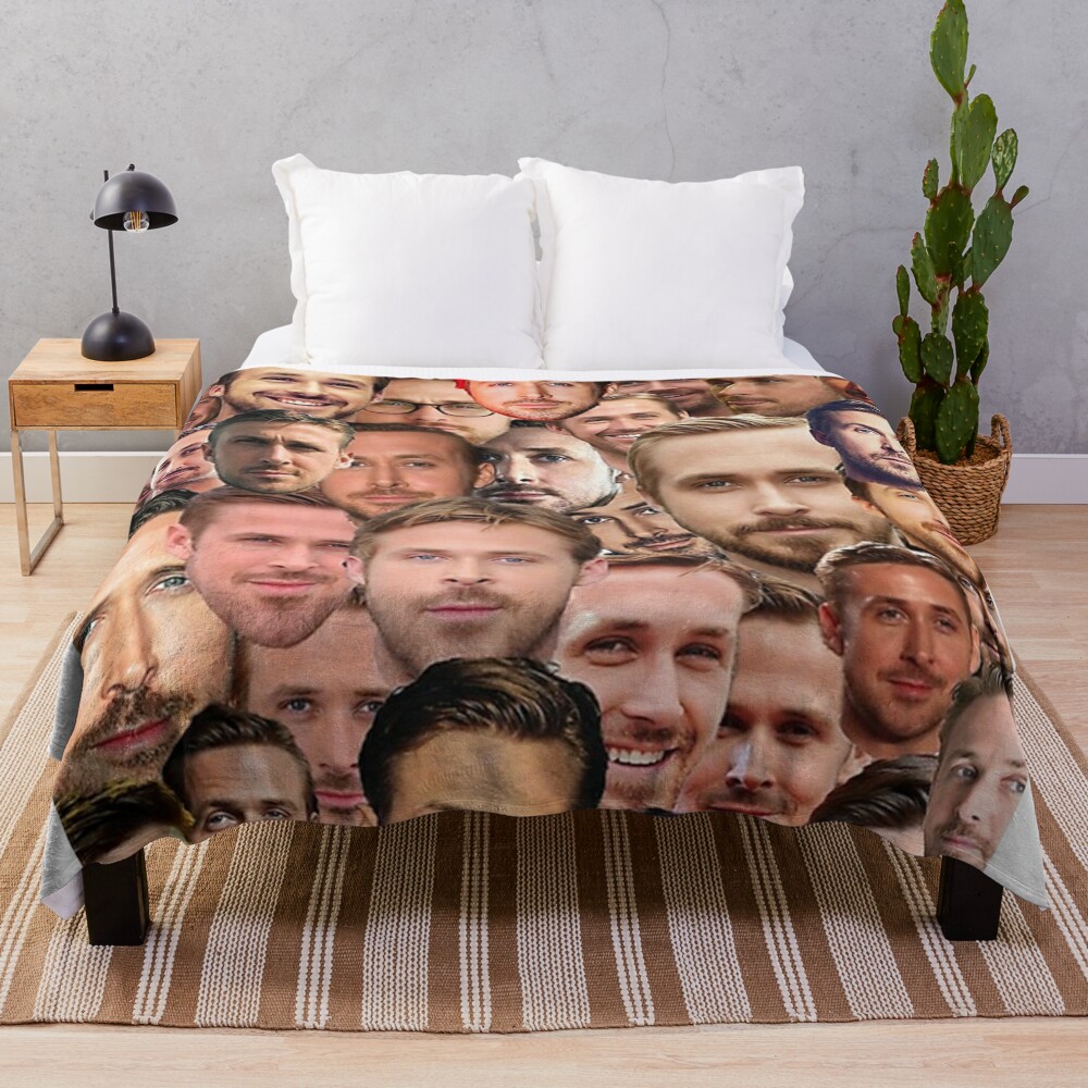 RYAN GOSLING  Throw Pillow for Sale by William A Macias