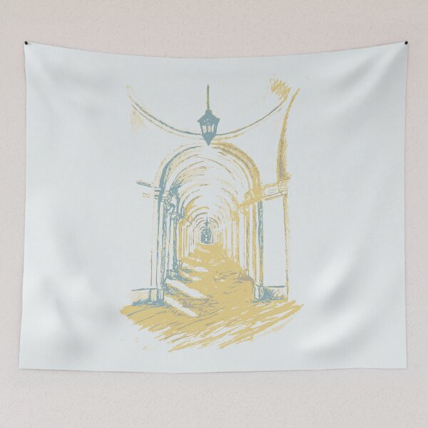 Item preview, Arched walkway sketch, Italy designed and sold by ncxadair.