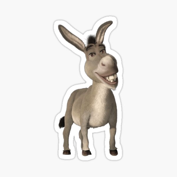 shrek donkey meme | Sticker