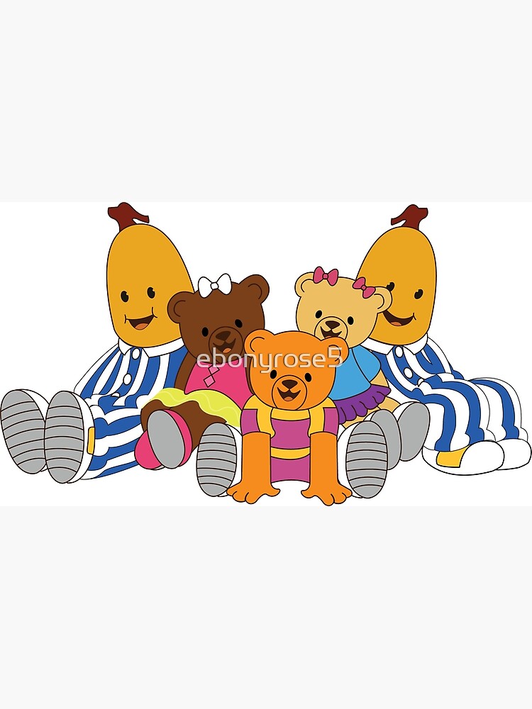 "Bananas in Pajamas" Poster by ebonyrose5 Redbubble