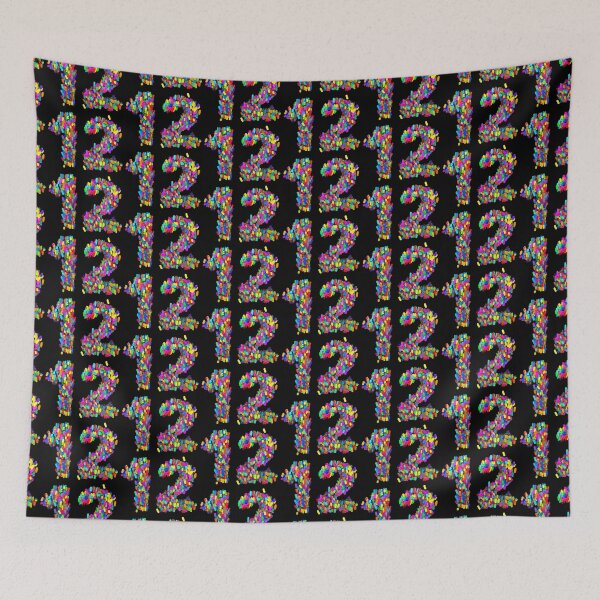 Item preview, Partículas de colores del número 12 designed and sold by Chya.