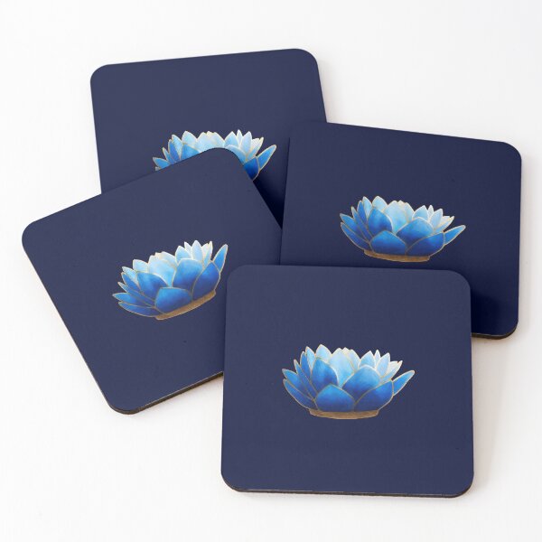 Item preview, Lotus blue gold designed and sold by simh.