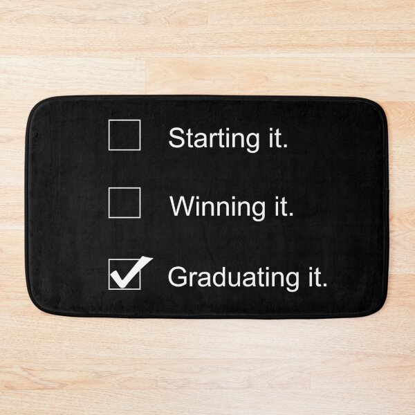 Item preview, College, university or school graduation design with tick boxes designed and sold by Leeloks.
