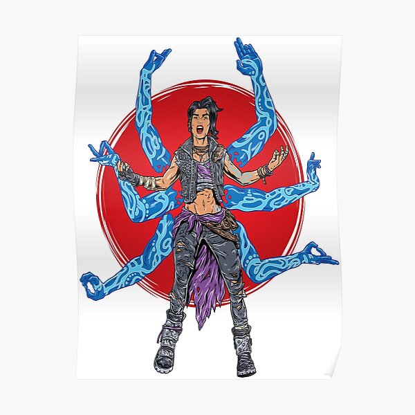 Amara The Siren Borderlands 3 The Tiger of Partali Poster