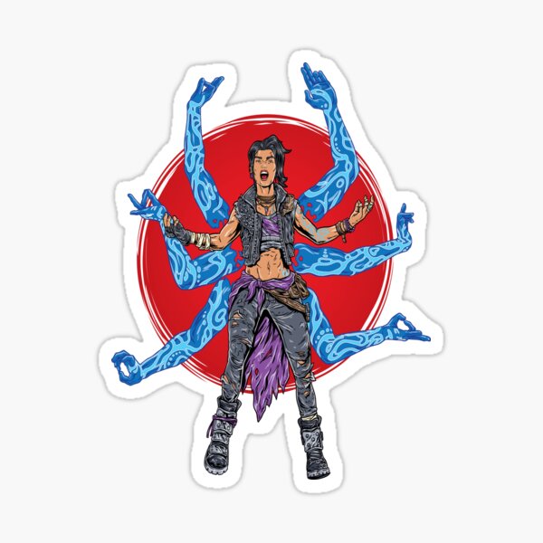 Amara The Siren Borderlands 3 The Tiger of Partali Sticker