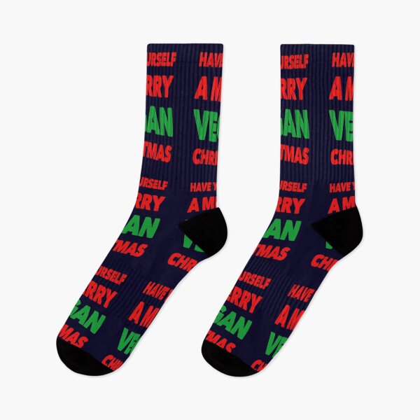 Item preview, Have Yourself A Merry Vegan Christmas designed and sold by GreenSlate.