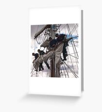 Foresail replacement - Lady Nelson Greeting Card