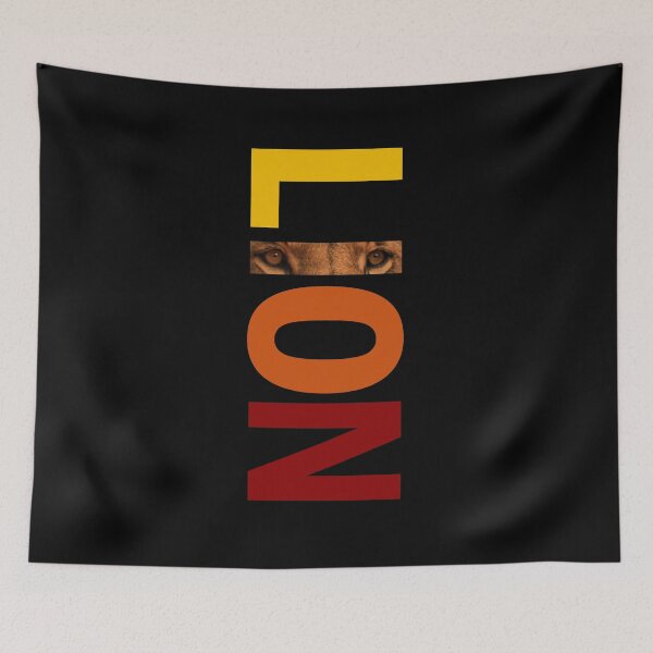 Item preview, Lion Vertical Text Design designed and sold by AricHutfles.
