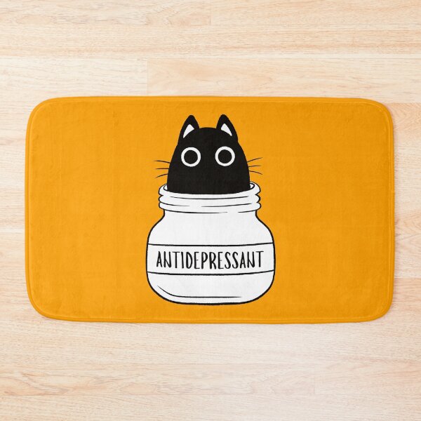 Item preview, Antidepressant Cat designed and sold by Firlefanzzz.