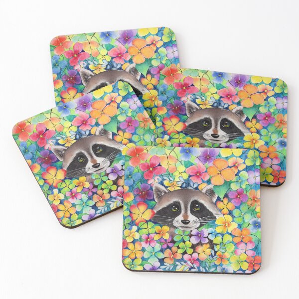 Item preview, Flower Racoon designed and sold by Daniela Mejia.