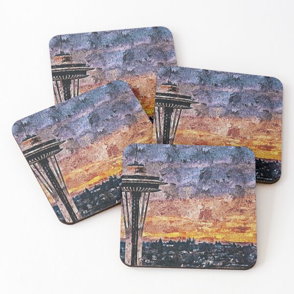 Item preview, Seattle Skyline designed and sold by AM FineArtPrints.