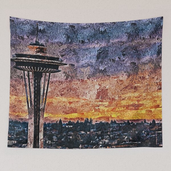 Item preview, Seattle Skyline designed and sold by AM FineArtPrints.