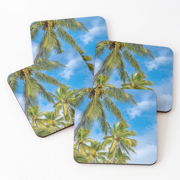Item preview, Coconut Palm Trees against the blue sky at Isle of Pines in New Caledonia. designed and sold by Danielasphotos.