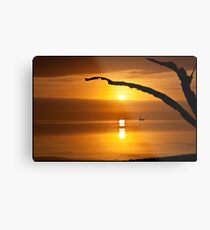 Sunrise over Mosquito Lagoon Metal Print