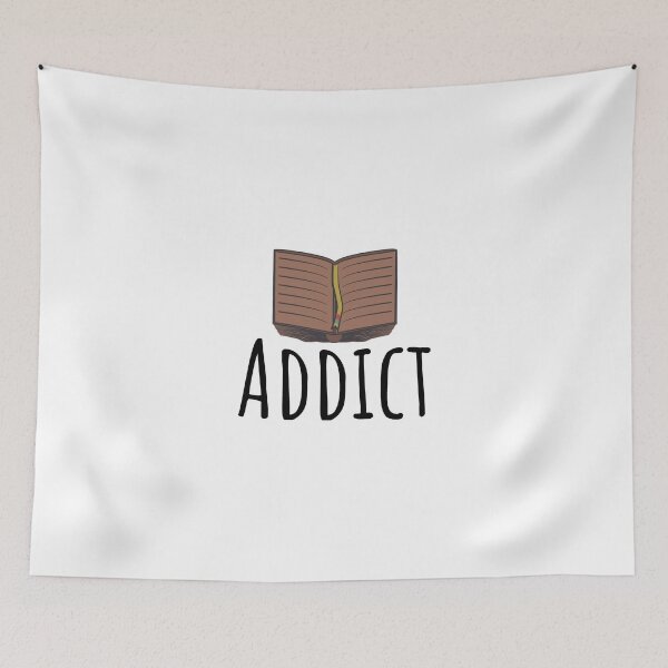 Item preview, Books Novels Addict But Not Nerd designed and sold by wikawiki.