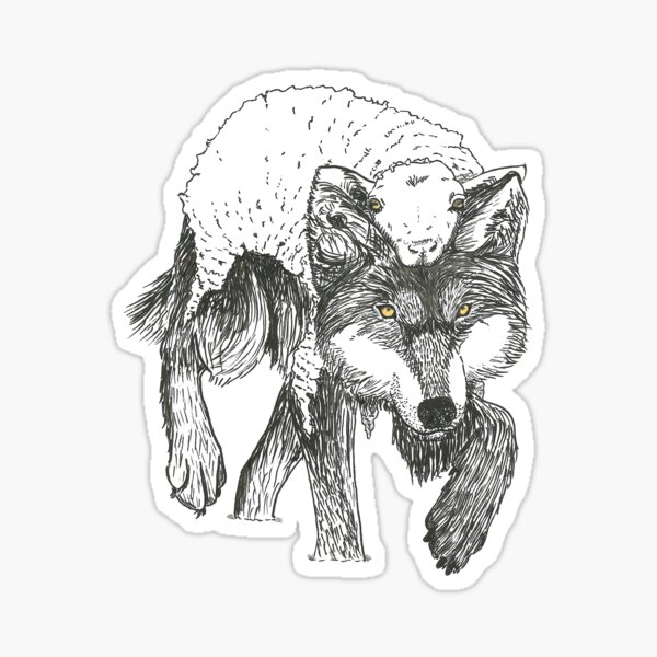 Wolf In Sheep Stickers | Redbubble