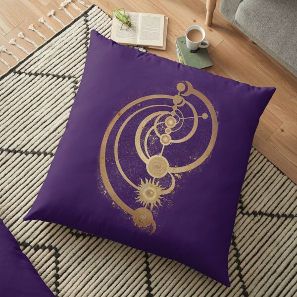 The Dark Crystal Master Time Symbol Floor Pillow