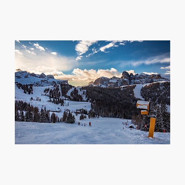 Item preview, Winter sunset in the italian alps designed and sold by zakaz86.