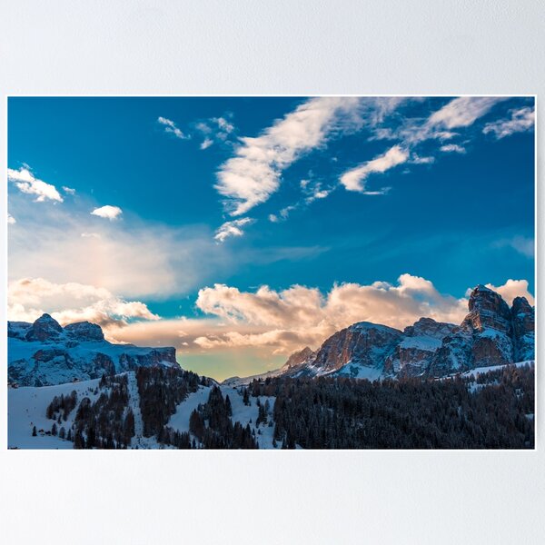 Item preview, Winter sunset in the italian alps designed and sold by zakaz86.
