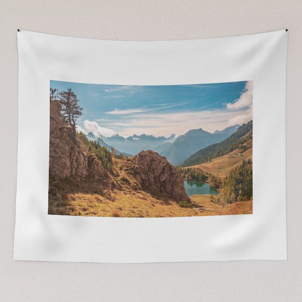 Item preview, The Bordaglia lake in a colorful autumn day designed and sold by zakaz86.