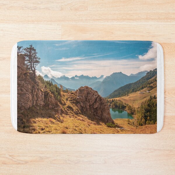 Item preview, The Bordaglia lake in a colorful autumn day designed and sold by zakaz86.