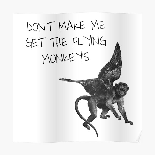 Download Flying Monkeys Posters Redbubble