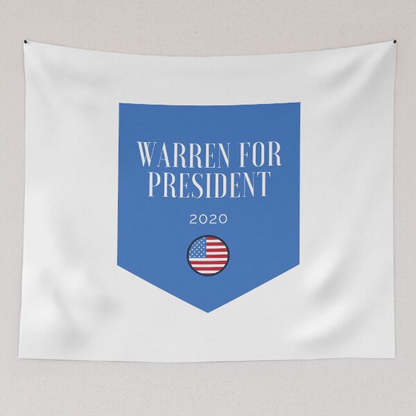 Item preview, Warren For President American US Flag designed and sold by ThatMerchStore.