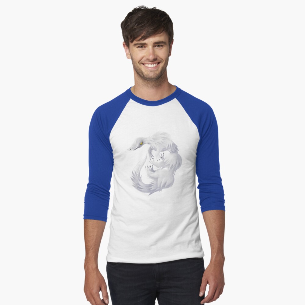 Aperçu de l'œuvre T-shirt baseball manches ¾ créée et vendue par BarracudApps.