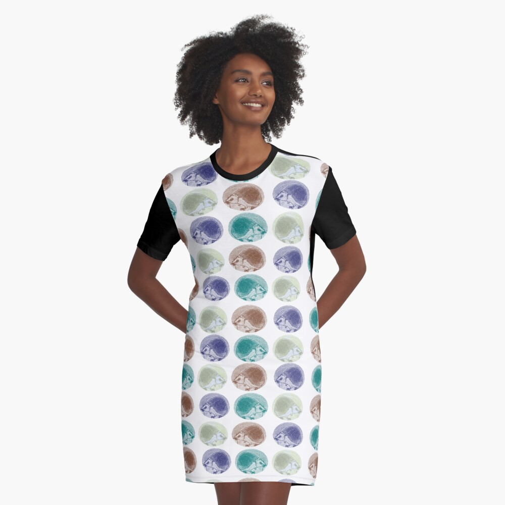 Item preview, Graphic T-Shirt Dress designed and sold by anni103.