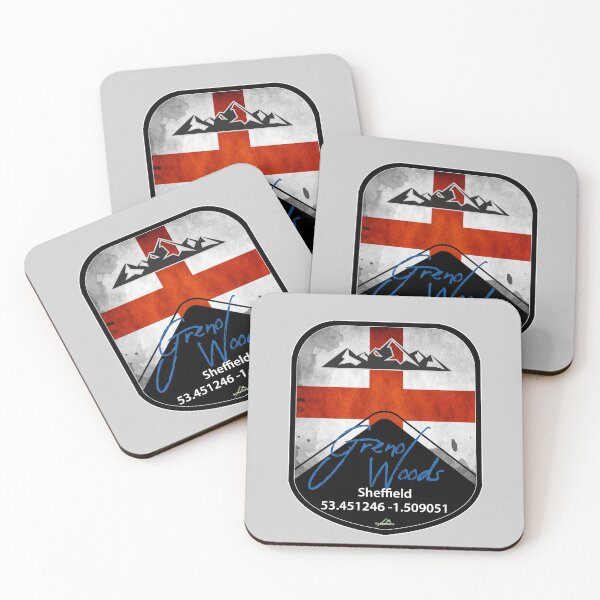 Item preview, Grenoside Woods Mountain Bike MTB Sticker T-Shirt 03 designed and sold by OuterShellUK.