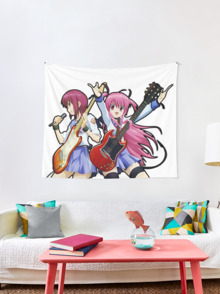 Iwasawa Yui Angel Beats Wandbehang Von Niklausu Redbubble