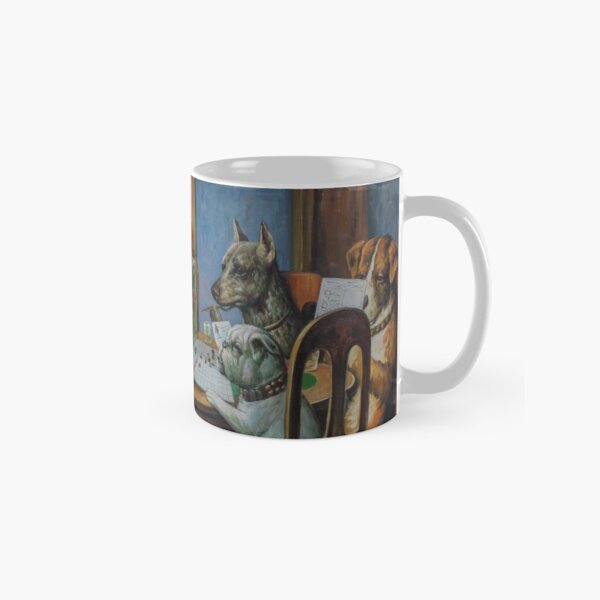 Dogs Playing D&D Classic Mug