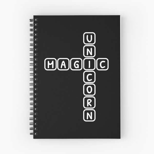 Item preview, Magic Unicorn Crossword Puzzle Thinking Gift designed and sold by Weilichesmag.