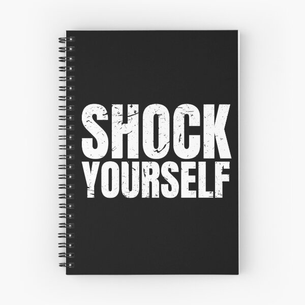 Item preview, ShockYourself saying positive attitude to life gift designed and sold by Weilichesmag.