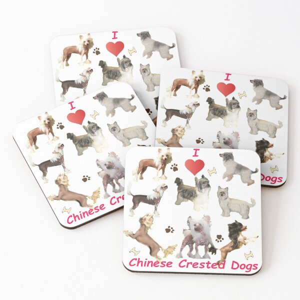 Item preview, I love Chinese Crested Dogs designed and sold by Batiste.
