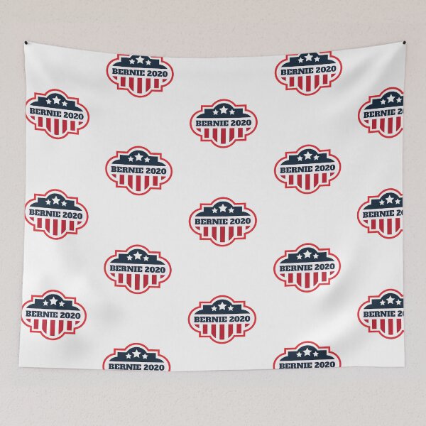 Item preview, Bernie For President 2020 American US Flag designed and sold by ThatMerchStore.