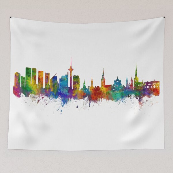 Item preview, Tallinn Estonia Skyline designed and sold by ArtPrints.