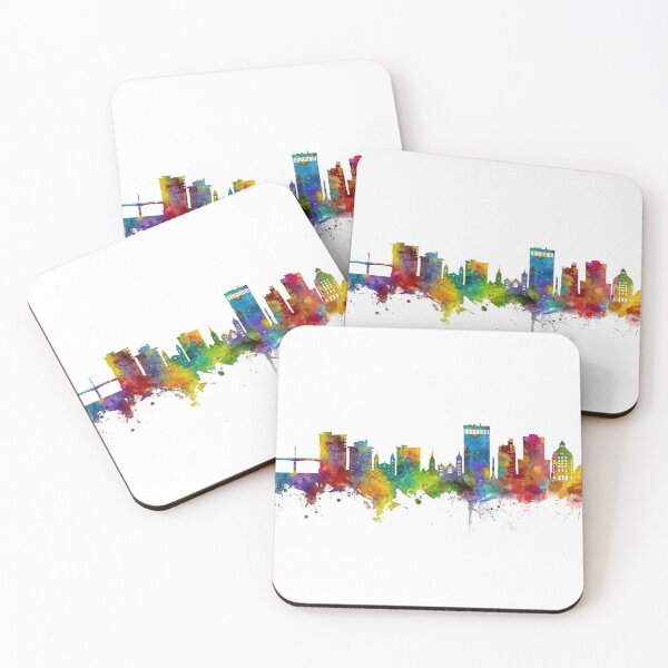 Item preview, Asheville North Carolina Skyline designed and sold by ArtPrints.