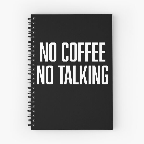 Item preview, No Coffee, No Talking designed and sold by BoldPrint.